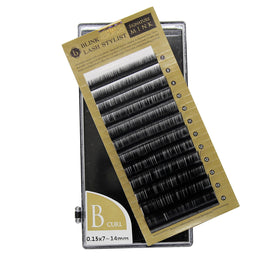 Eyelash Extension Blink Mink B 0.15 Curl 7mm-14mm Mixed Size Tray