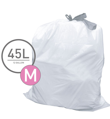 Commercial Bargains Custom Fit Drawstring White Trash Bags, 8 Rolls, S –  Commercial Bargains Inc.