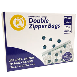 Commercial Bargains Zipper Storage Bags With Double Seal Technology, For Food, Sandwich, Organization, Travel, and More