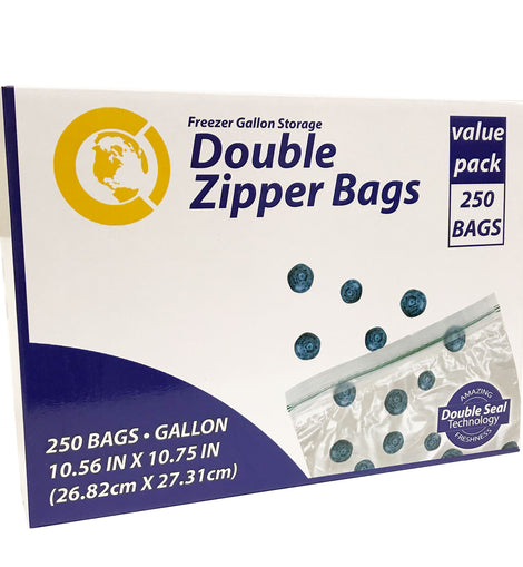 Commercial Bargains Zipper Storage Bags With Double Seal Technology, F –  Commercial Bargains Inc.
