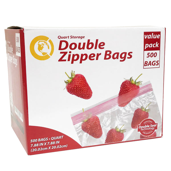 Ziploc 1 Qt. Double Zipper Food Storage Bag (24-Count) - Anderson