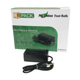 Rectangle Detox Array Foot Bath Ionic Spa Cleanse Aqua Cell Stainless Steel
