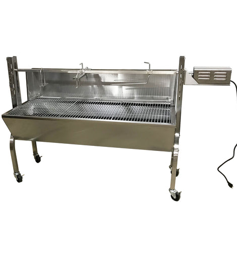 Commercial Bargains Rotisserie Roaster Stainless Steel Charcoal Grill 