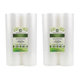 4 Commercial Bargains 11"x50" Vacuum Food Sealer Saver Storage Rolls Bags