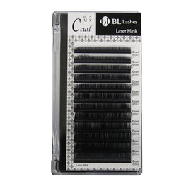 Eyelash Extension Blink Mink C 0.15 Curl 7mm-14mm Mixed Size Tray