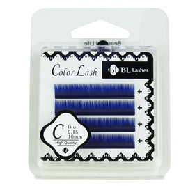 BL Lashes Color Lash C Blue 0.15 Thickness 4 Lines