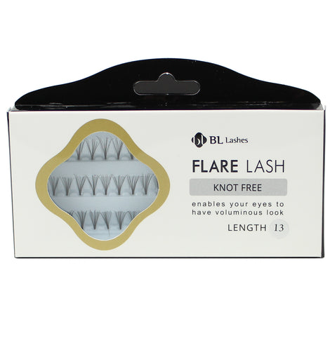 BL Lashes Flare Lash Knot Free Length 13 Cluster Lashes Eyelash Extension