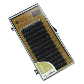 Eyelash Extension Blink Mink J 0.20mm X 12mm Curl Individual Black False Lashes