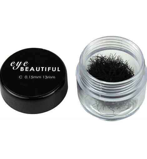Premium MINK Individual Loose Lashes C Curl 10mm to 14mm Eyelash Extension 15MM