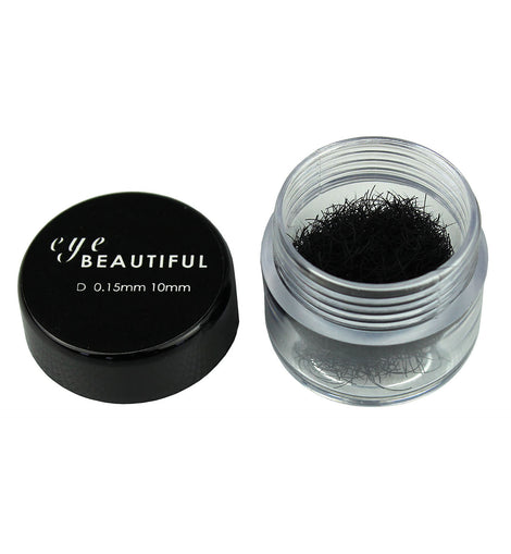 Premium MINK Individual Loose Lashes D Curl 10mm to 14mm Eyelash Extension 15MM
