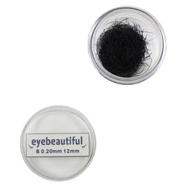 Eyebeautiful Individual Loose Silk Lashes .20mm B Curl Eyelash Extension