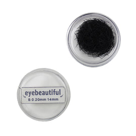 Eyebeautiful Individual Loose Silk Lashes .20mm B Curl Eyelash Extension