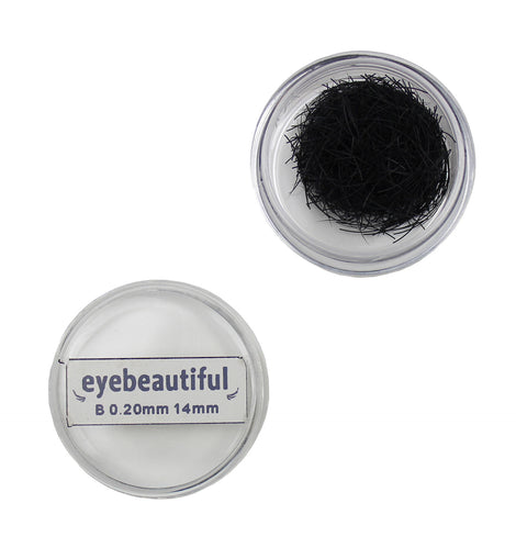 Eyebeautiful Individual Loose Silk Lashes .20mm B Curl Eyelash Extension
