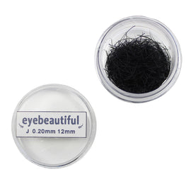 Eyebeautiful Individual Loose Silk Lashes .20mm J Curl Eyelash Extension