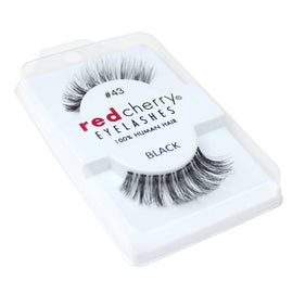 Red Cherry 100% Human Hair False Eye Lashes Fake Eye Lashes #43 Stevl