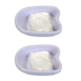 2 Pack Ionic Detox Foot Bath Basin Tub For All Detox Machines With 200 Liners